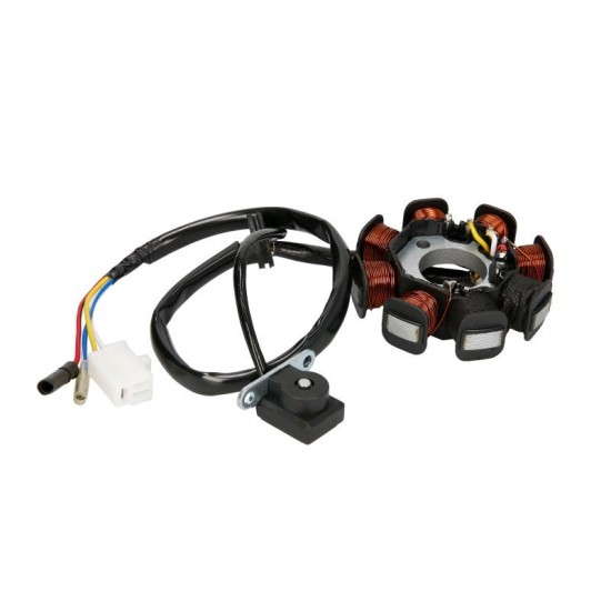 Stator GY6/Atv/Moped, 8 poli