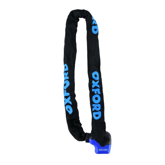 Lant antifurt moto Oxford Hercules, negru/albastru, 900mm x 6mm