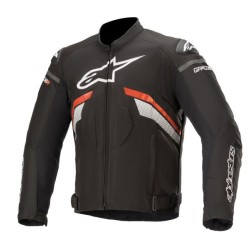 Geaca textil moto Alpinestars T-Gp Plus R V3, negru/fluo/rosu/alb, marime XL