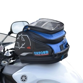 Geanta rezervor moto Oxford X4 QR, albastru, prindere rapida, 20L