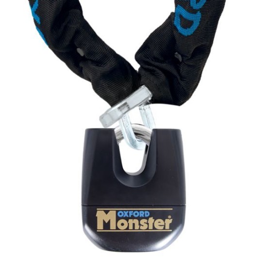 Lant antifurt Oxford Monster 12 Chain & Padlock, lungime 1.5m, grosime 12mm