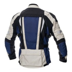 Geaca moto textil Adrenaline Cameleon 2.0, bej/albastru navy, marime XL