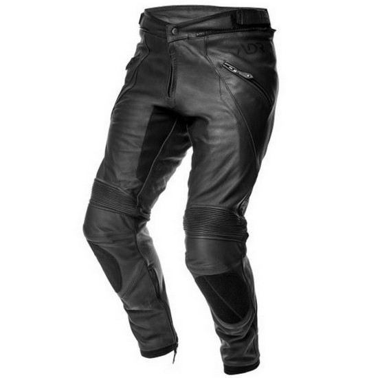 Pantaloni moto piele Adrenaline Symetric, negru, marime 2XL