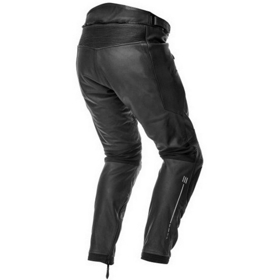 Pantaloni moto piele Adrenaline Symetric, negru, marime 2XL