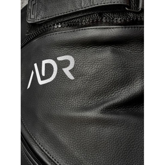 Pantaloni moto piele Adrenaline Symetric, negru, marime 2XL