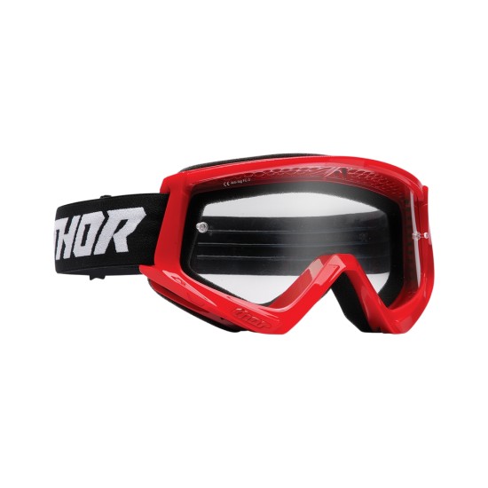 Ochelari cross/atv Thor Combat Racer, rosu/negru