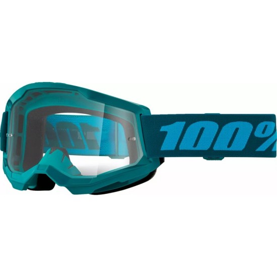Ochelari cross/enduro/atv 100% Strata 2 Stone albastru/turcoaz