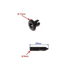 Clipsuri prindere carene M8, 10buc