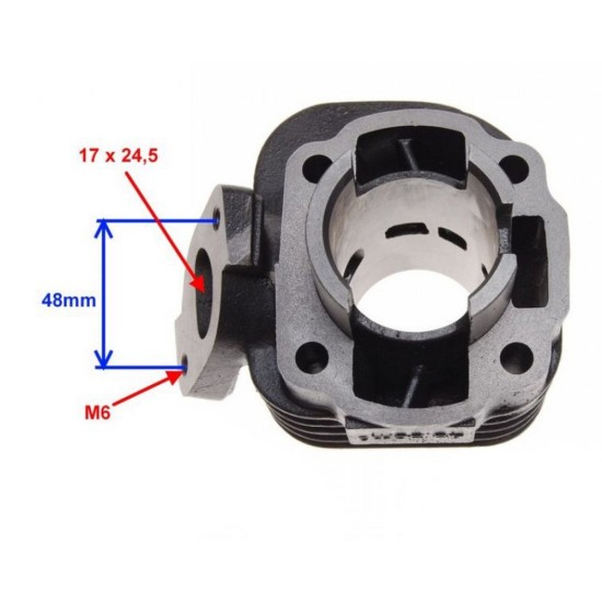 Set motor Minarelli Aprilia-Yamaha-Malaguti orizontal, racire aer 50cc