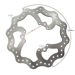 Disc frana fata cross 250