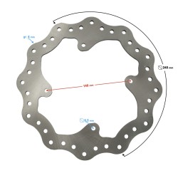 Disc frana spate cross 250