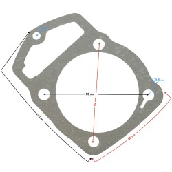 Garnitura cilindru cross 250