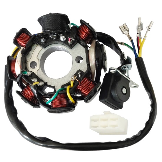 Stator cross 250 / Loncin / CB 250 8 bobnine 2 prinderi racire aer