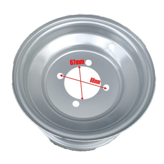 Janta fata atv 8 inch 4 prezoane distanta prinderi 88mm