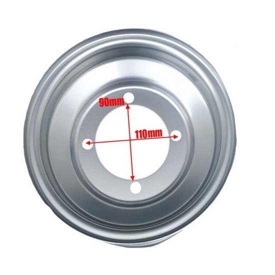 Janta fata atv 8 inch 4 prezoane distanta prinderi 110mm