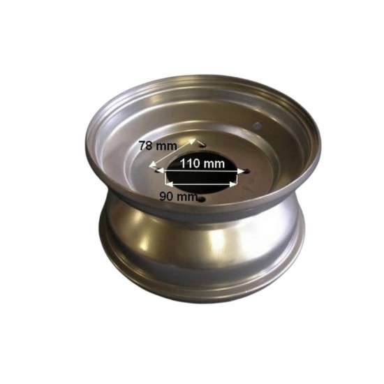 Janta fata atv 10 inch distanta prinderi pe diagonala 110mm