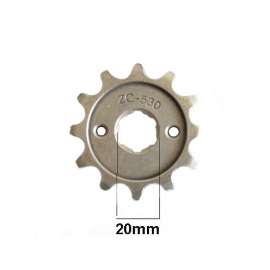 Pinion fata pas 530 / 12 dinti ax 20mm
