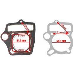 Kit garnituri chiuloasa cross 125cc piston 54mm