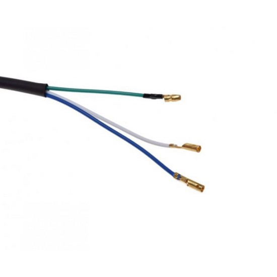 Far moto universal + kit prinderi, alb/rosu