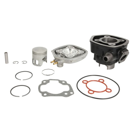 Set motor + chiuloasa Aprilia Yamaha Malaguti Aprilia 80cc 47mm, racire cu apa