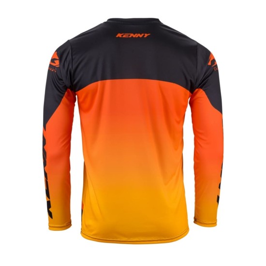 Tricou cross/enduro Kenny Racing Track Focus portocaliu/negru marime M