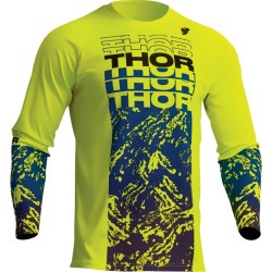 Tricou cross/atv Thor Sector Atlas, galben fluo, marime L