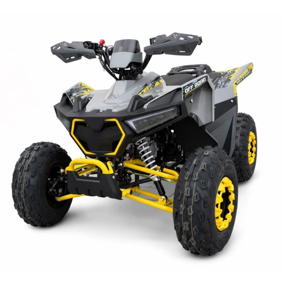 Atv 125cc Rival AFF 8" automat 4T benzina gri/galben