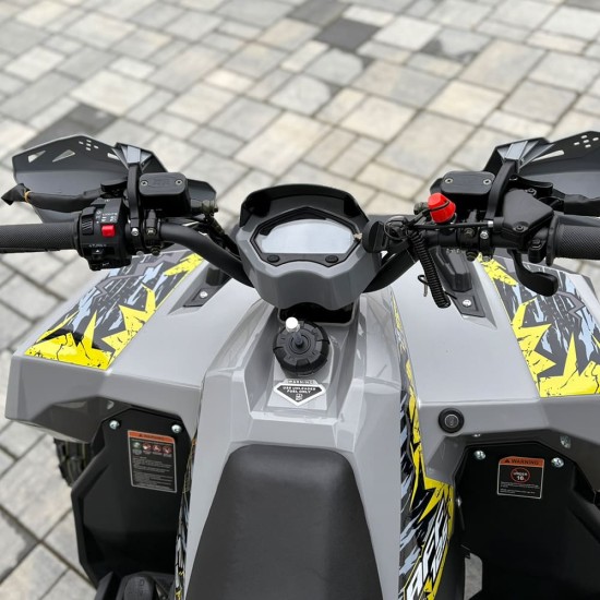 Atv 125cc Rival AFF 8" automat 4T benzina gri/galben