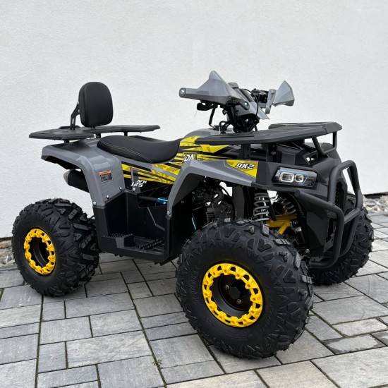 Atv 125cc Rival AFN 8" automat 4T benzina gri/galben