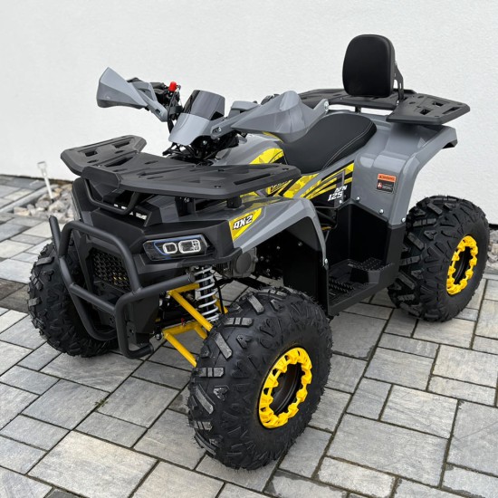 Atv 125cc Rival AFN 8" automat 4T benzina gri/galben