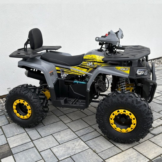 Atv 125cc Rival AFN 8" automat 4T benzina gri/galben