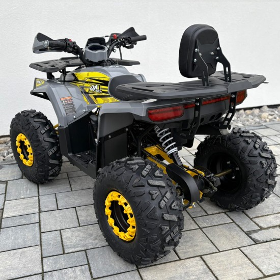 Atv 125cc Rival AFN 8" automat 4T benzina gri/galben