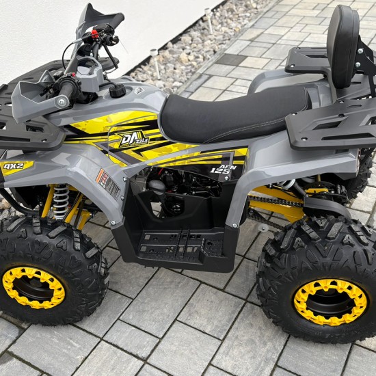 Atv 125cc Rival AFN 8" automat 4T benzina gri/galben