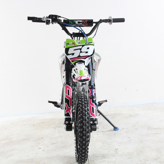 Motocicleta cross 125cc NCX CRX 4T benzina 14/12" negru/verde/roz