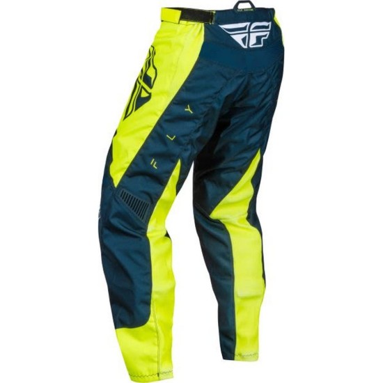 Pantaloni cross/atv Fly Racing F-16 alb/albastryu/fluo marime 30
