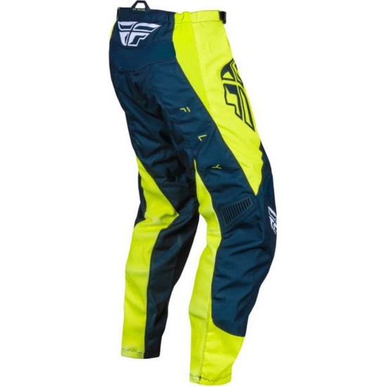 Pantaloni cross/atv Fly Racing F-16 alb/albastryu/fluo marime 30