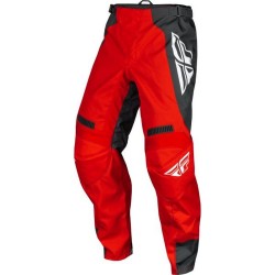 Pantaloni cross/atv Fly Racing F-16 alb/gri/rosu marime 36