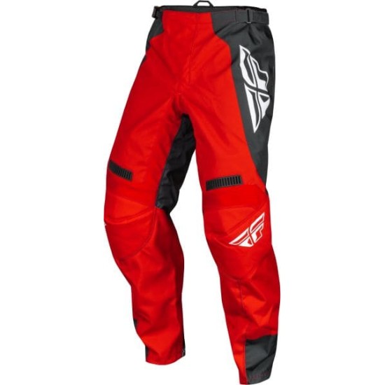 Pantaloni cross/enduro Fly Racing F-16 alb/gri/rosu marime 40
