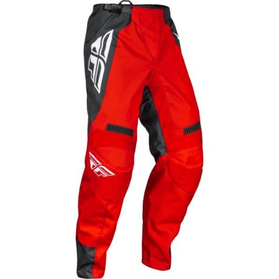 Pantaloni cross/enduro Fly Racing F-16 alb/gri/rosu marime 40