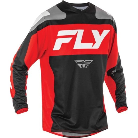 Tricou cross/enduro Fly Racing F-16, negru/rosu/alb, marime 3XL