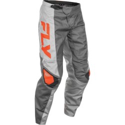 Pantaloni cross/atv Fly Racing F16 gri/portocaliu marime 34