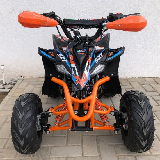 Atv 125cc NCX Furious Six Sport 6 4T benzina negru/portocaliu