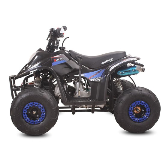 Atv copii 110cc Mini Rocket Buffalo 6" automat 4T benzina albastru