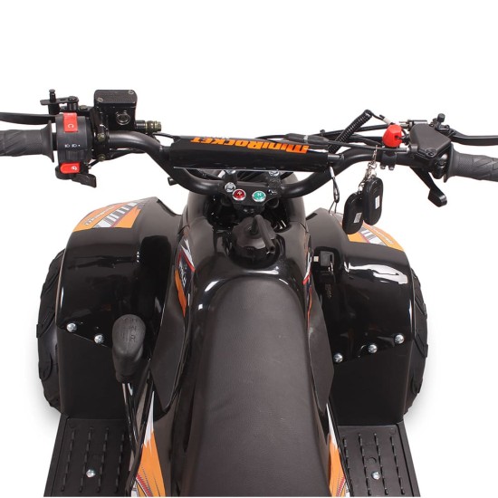 Atv copii 110cc Mini Rocket Buffalo 6" automat 4T benzina portocaliu