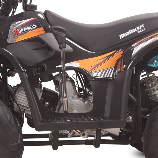 Atv copii 110cc Mini Rocket Buffalo 6" automat 4T benzina portocaliu