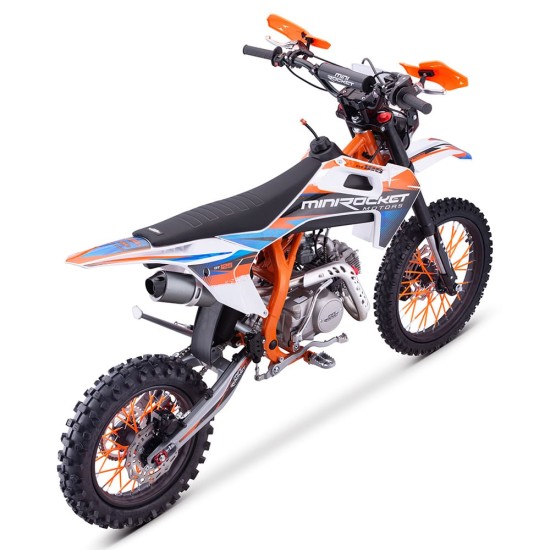 Motocicleta cross 125cc Mini Rocket DT 17/14" 4T benzina portocaliu
