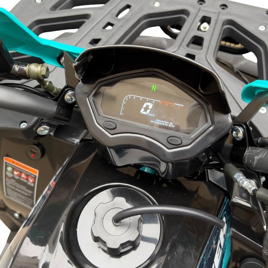 Atv 125cc Mini Rocket Hunter II 8" semi-automat 4T benzina albastru