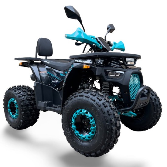 Atv 125cc Mini Rocket Hunter II 8" semi-automat 4T benzina albastru