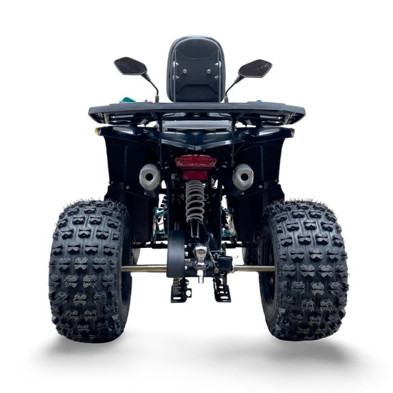Atv 125cc Mini Rocket Hunter II 8" semi-automat 4T benzina albastru