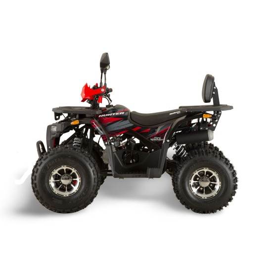 Atv 125cc Mini Rocket Hunter II Deluxe 8" automat 4T benzina rosu